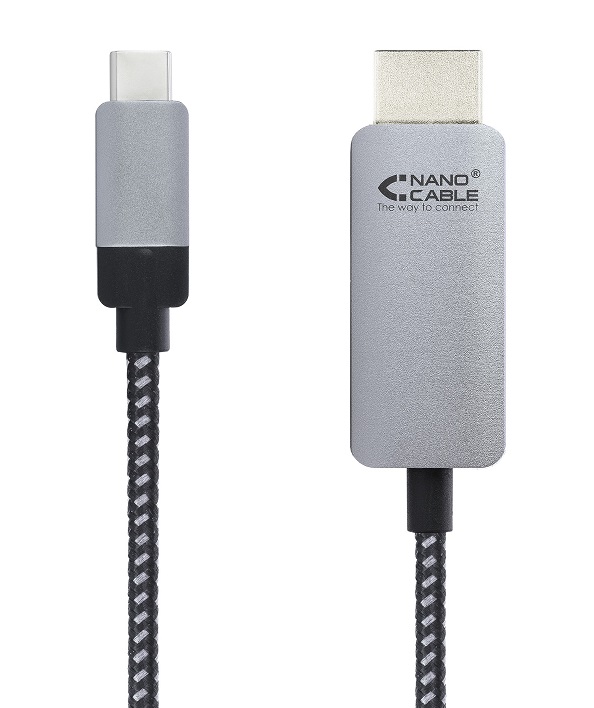 Cabo NanoCable Conversor USB-C a HDMI, 1.8 m 2